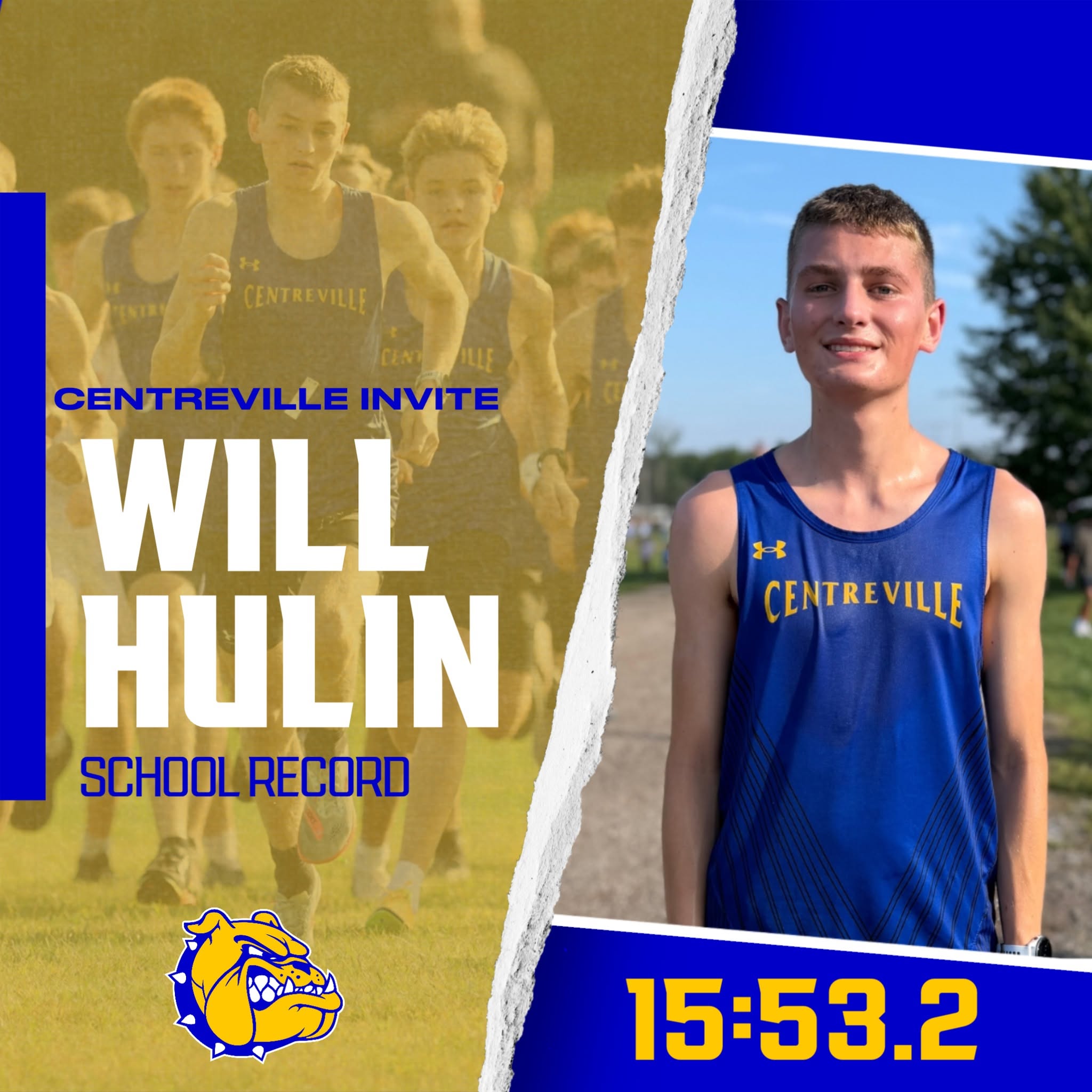 Centreville boys first, Hulin sets new record at own CC Invitational